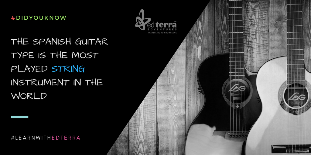 EdTerra's tweet photo. #DidYouKnow

The #Spanish #guitar actually has its #roots in the #Indian subcontinent. Spain has an exciting #history and #students who #travel get to #learn how years of #trade and cultural #exchange made #Spain what it is today.

Visit https://t.co/GnY9a5qmBQ

#learnwithedterra https://t.co/ueKjQIYLtW