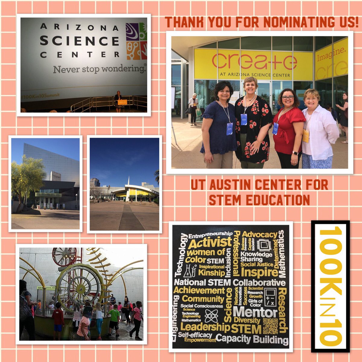 GiannaColson's tweet image. Texas was well represented! Actions speak louder than words #WeTeach_CS   #100Kin10Summit Partner