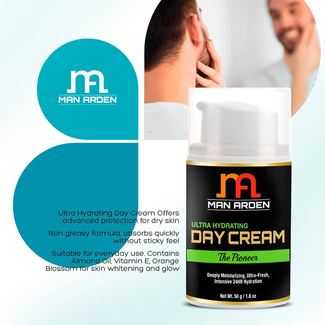 man arden hydrating face cream