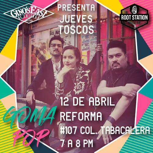GomaPop's tweet photo. Nos vemos en unas horas en @GinosEastMX en nuestra presentación acústica 🖤🖤🖤 https://t.co/01nnhFenCU