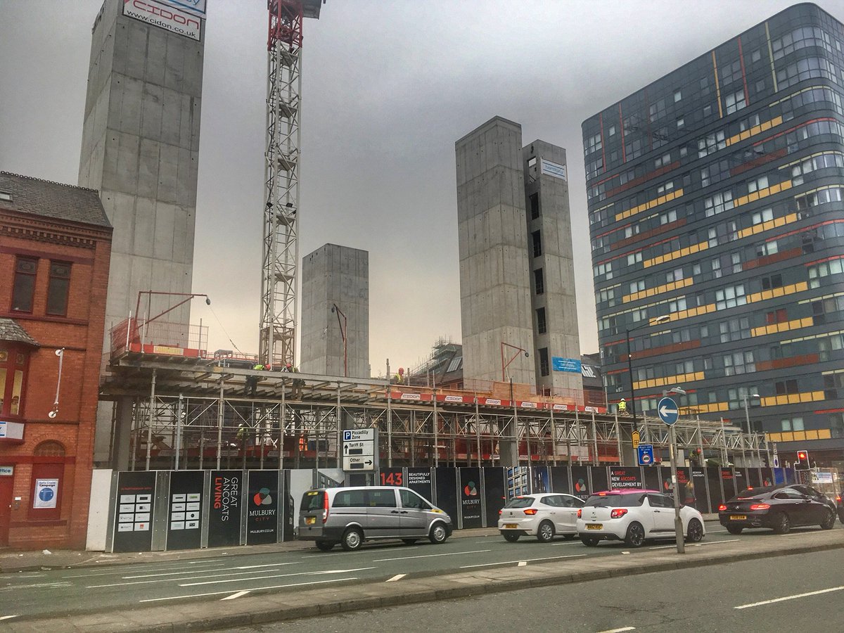 Progressing well at Blossom Street, Manchester.