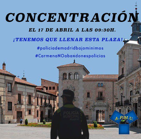 MJoseTopete's tweet photo. ¡¡¡Allí estaremos apoyando a nuestra polícia!!!
@PBarrioLavapies @ChambeSdefiende @narcocasas @MelaHerminia @rcalhoz @MJoseTopete @Madridlovale @ApmuPM https://t.co/1xHhMZv0ql