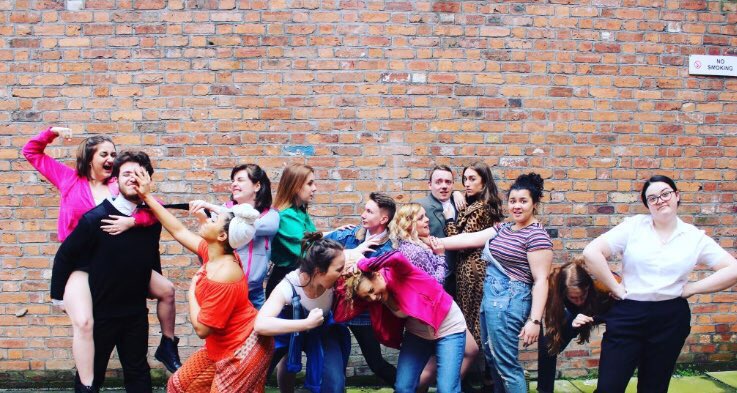 Hannahvictor1a's tweet photo. These past few weeks have been intense, but I’ve loved every minute of it, made some talented new friends, who made my experience 10x better!! Opening night was a success! Roll on tonight’s show!! @BadGirlsLIPA 🎭☺️❤️ #BaddestAndTheBest #musicaltheatre https://t.co/0tF8mS3cjV