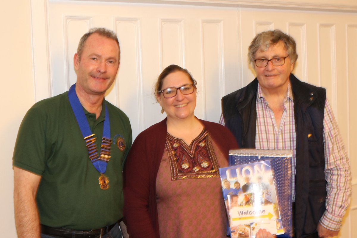 Our club goes from strength to strength and we were delighted to welcome Amanda Joy Harrison into the club at our meeting on Tuesday. A very warm welcome to Amanda Joy Harrison from all the club members, President John Alder and sponsor Lion John Sheepy MJF.