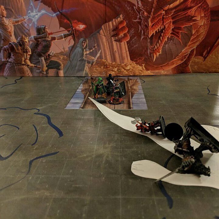 TheSwordcast's tweet photo. TFW your players decide to jump onto the ancient dragon, so you gotta break quick and draw a dragon template. This fight was amazing, and I wouldn't have had it any other way. #dnd #paperdragon #notthepodcast #prouddm #crazywerewolf #shitmyplayersdo #papercraft #tfw https://t.co/eM42tDUWwu