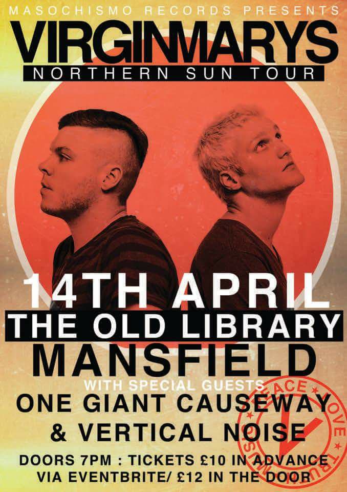 OGC are supporting the amazing Virginmarys at the Old Library Mansfield. This will be a great night so get your tickets only £10
m.facebook.com/events/1576211…