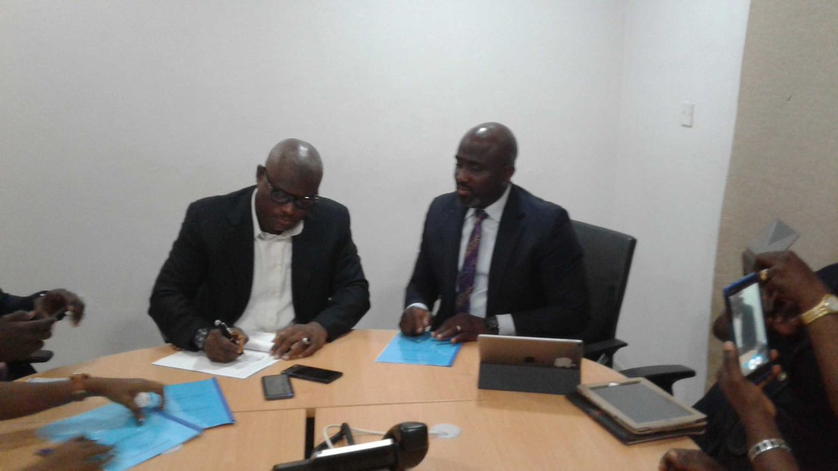 Finally..... the signing of the contract ceremony of Prudent Energy and Handball Federation for the Premier League