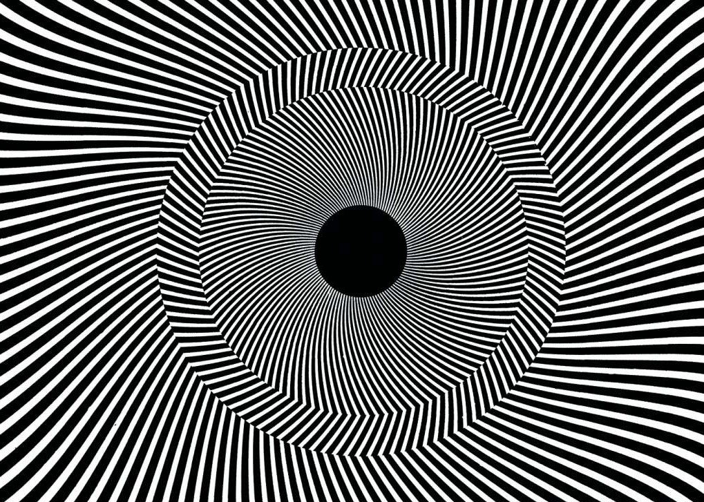 Ilusão de Ótica: linhas inclinadas em rotação - curioso.pt/ilusoes-de-oti…