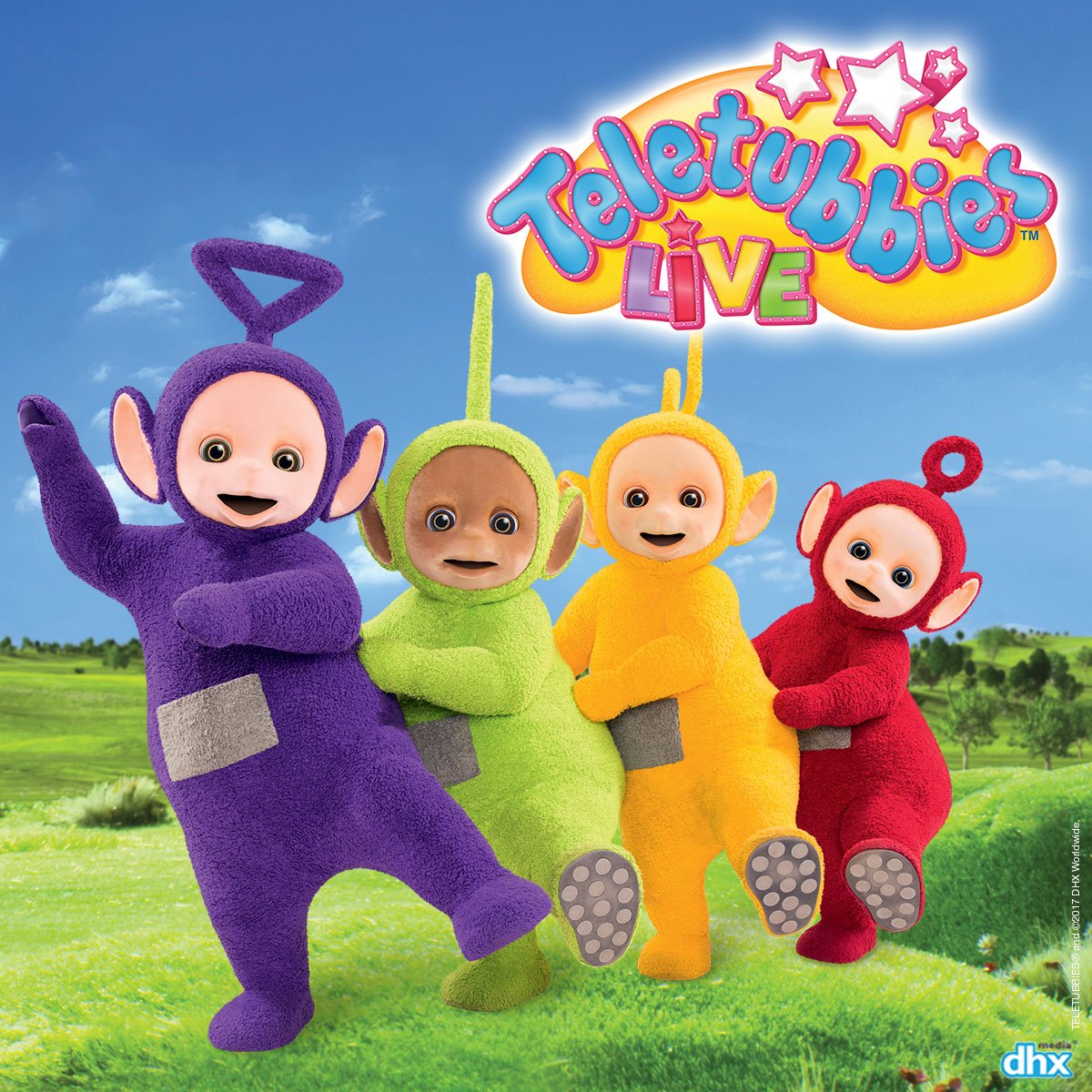 Teletubbies say Eh-Oh! 