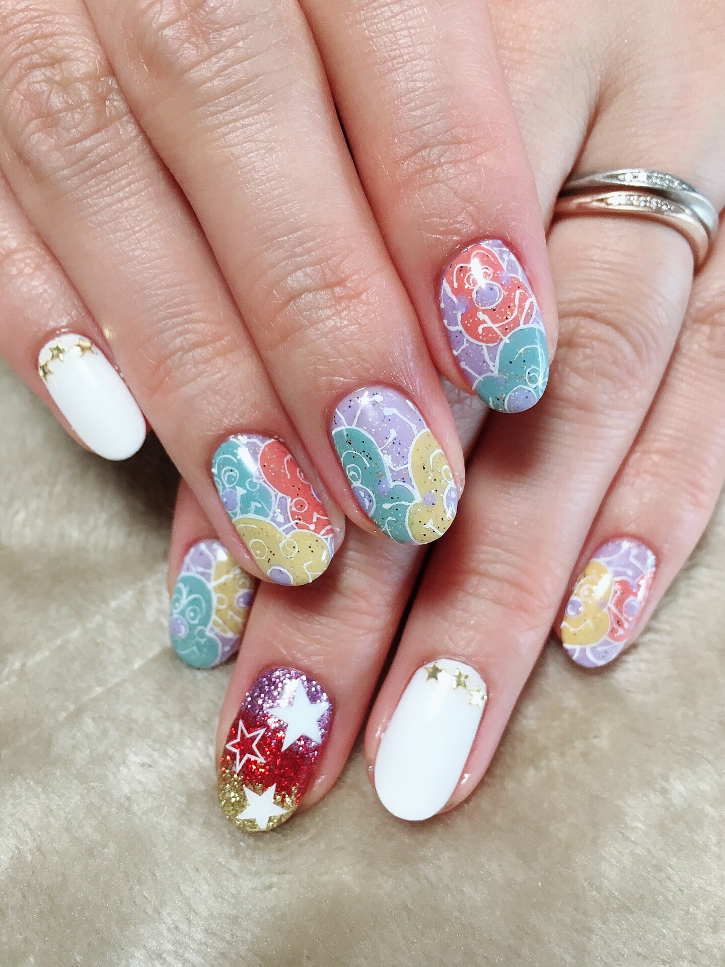 99以上 かびるんるん ネイル