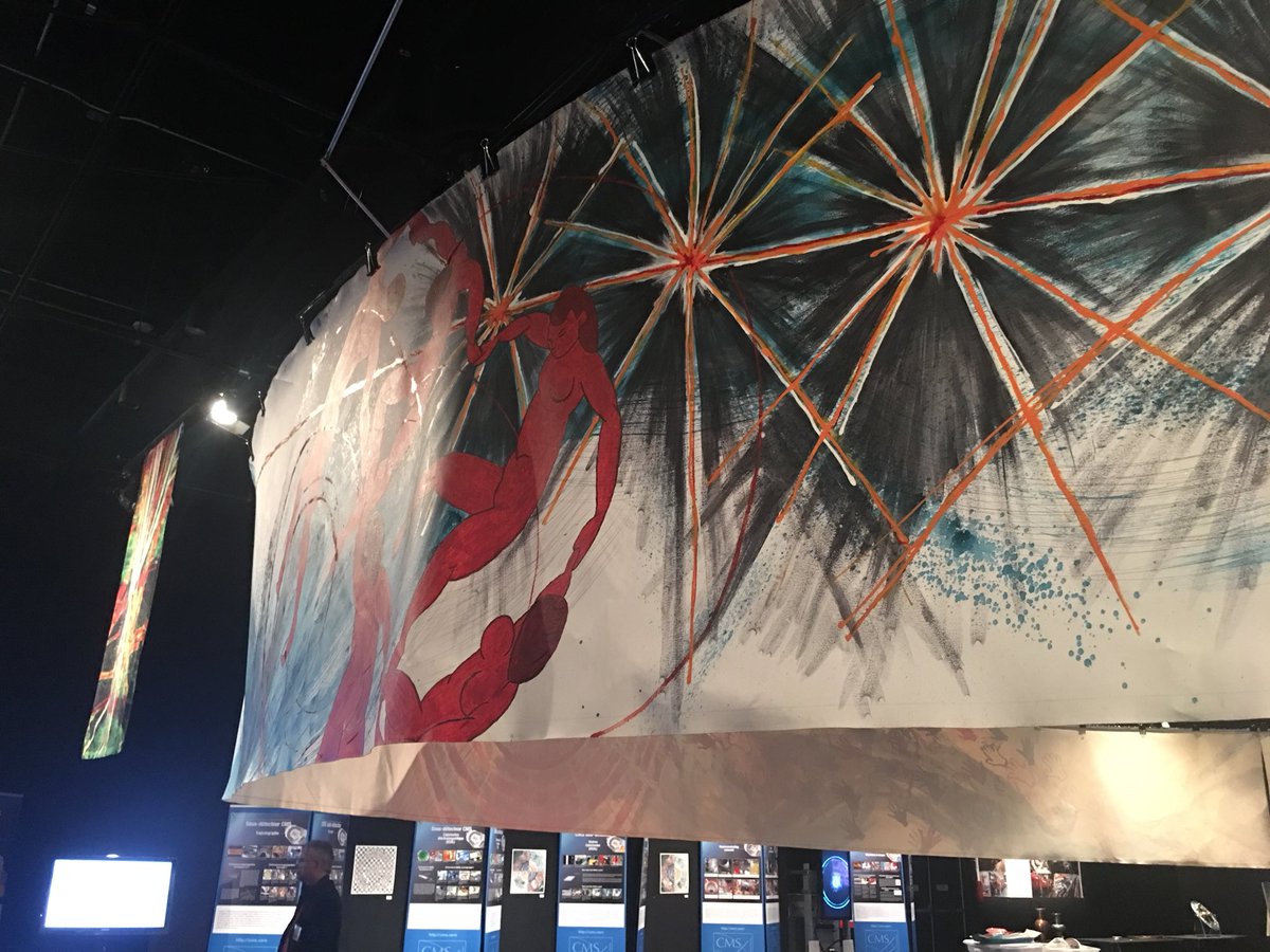 llimcole's tweet image. Inspired by #Cultural_Collisions @OntScienceCtr with #BrigitteTessier @ArtatCMS to create! Working with students! @CSViamonde