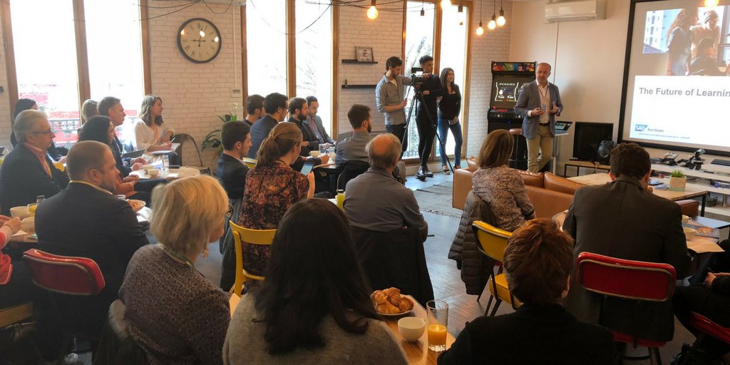 coorpacademy's tweet image. Coorpacademy accueillait ce matin un #LearningBreakfast autour du futur du Learning en entreprise avec @successfactors et @speachmeFR. Merci à eux et aux 40 Digital Learning Managers qui sont venus partager ce moment avec nous. Vivement le prochain !