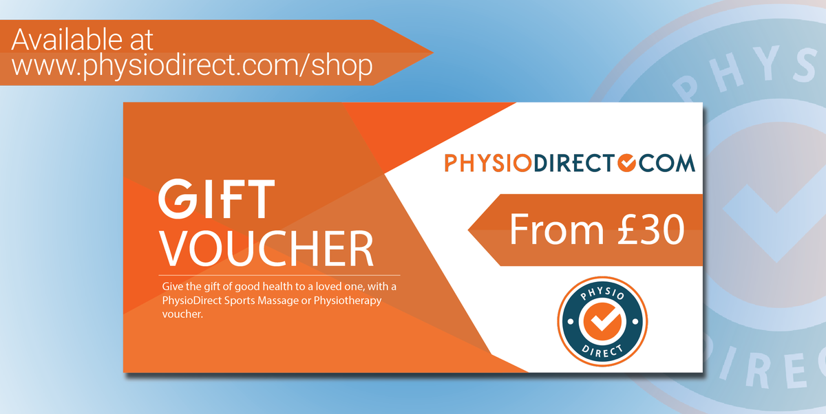PhysioDirectUK's tweet photo. Looking for gift ideas? Give the gift of good health with a PhysioDirect Gift Voucher. Available at https://t.co/n5nZEqiS0M #PhysioDirect #giftvoucher https://t.co/EQF9Y9Ylts