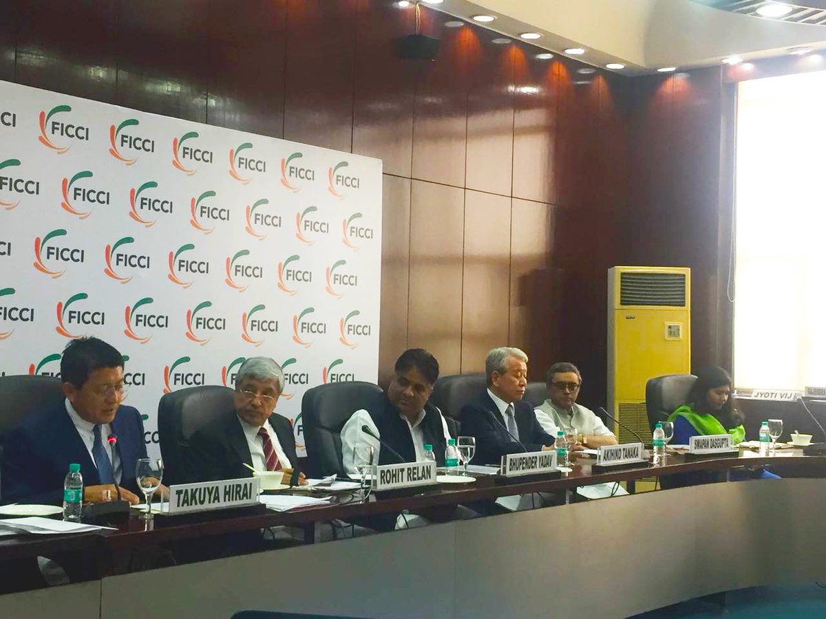 bharatjoshi_'s tweet photo. Dignitaries from India at the special luncheon included Indian MPs: Sh Bhupinder Yadav, Sh Swapan Dasgupta and Smt Meenakshi Lekhi. #NavigatingIndia #japan #indojapan #business https://t.co/gQ9uvdm1nm