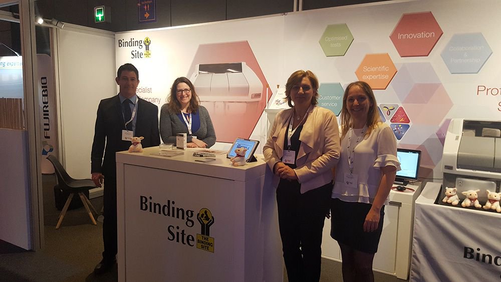 TheBindingSite's tweet photo. Binding Site #Benelux is available on stand 17 and 18 at the #NVKC Congress in #Arnhem, #Netherlands until 13th April. Why not visit the stand to find out more about the #Optilite and our #SmartSolution for Special Protein Analysis https://t.co/ORrEJM8kQD