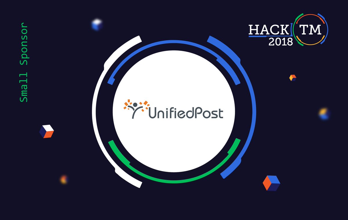 HackTMro's tweet photo. The amount of #support we get from the community around us is more than we could ask for!
That being said, we'd like to give a big #Thanks to BeeSpeed, UnifiedPost Romania, and Vectron for their involvement.
Come and get to know them at #HackTM2018. https://t.co/krLiGGB61w