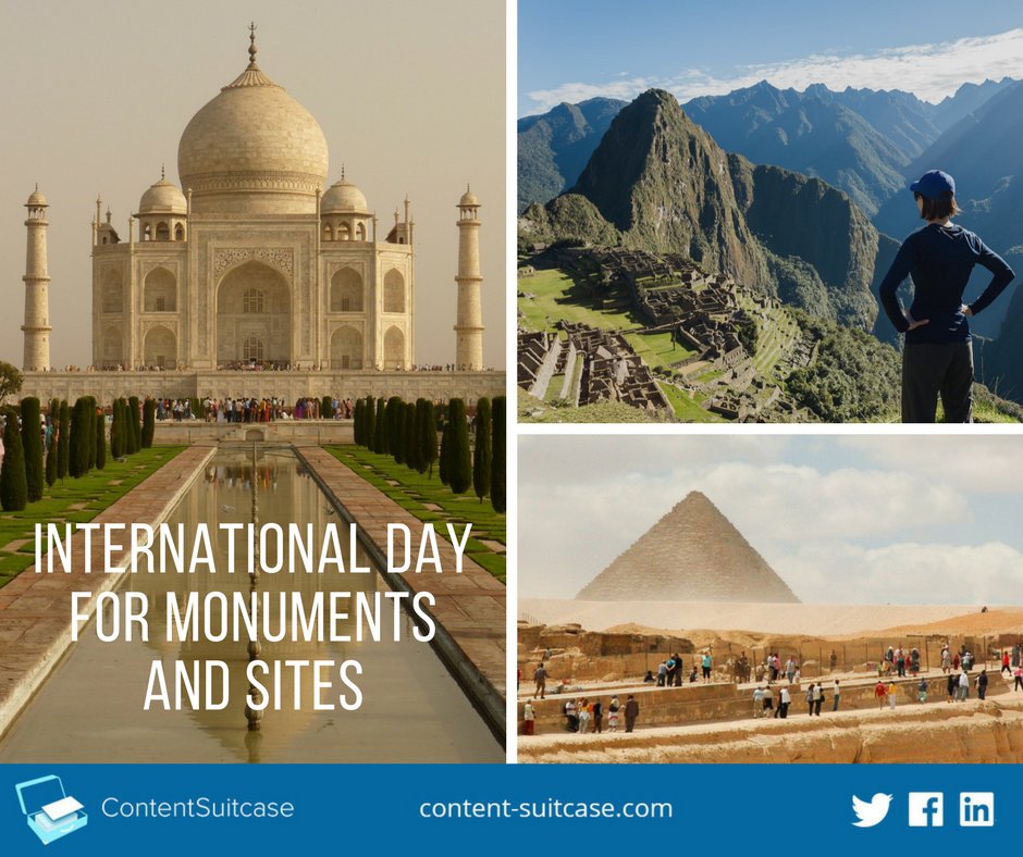 ContentSuitcase's tweet image. Today is the #InternationalDayforMonumentsandSites What is your favourite world monument? #travel