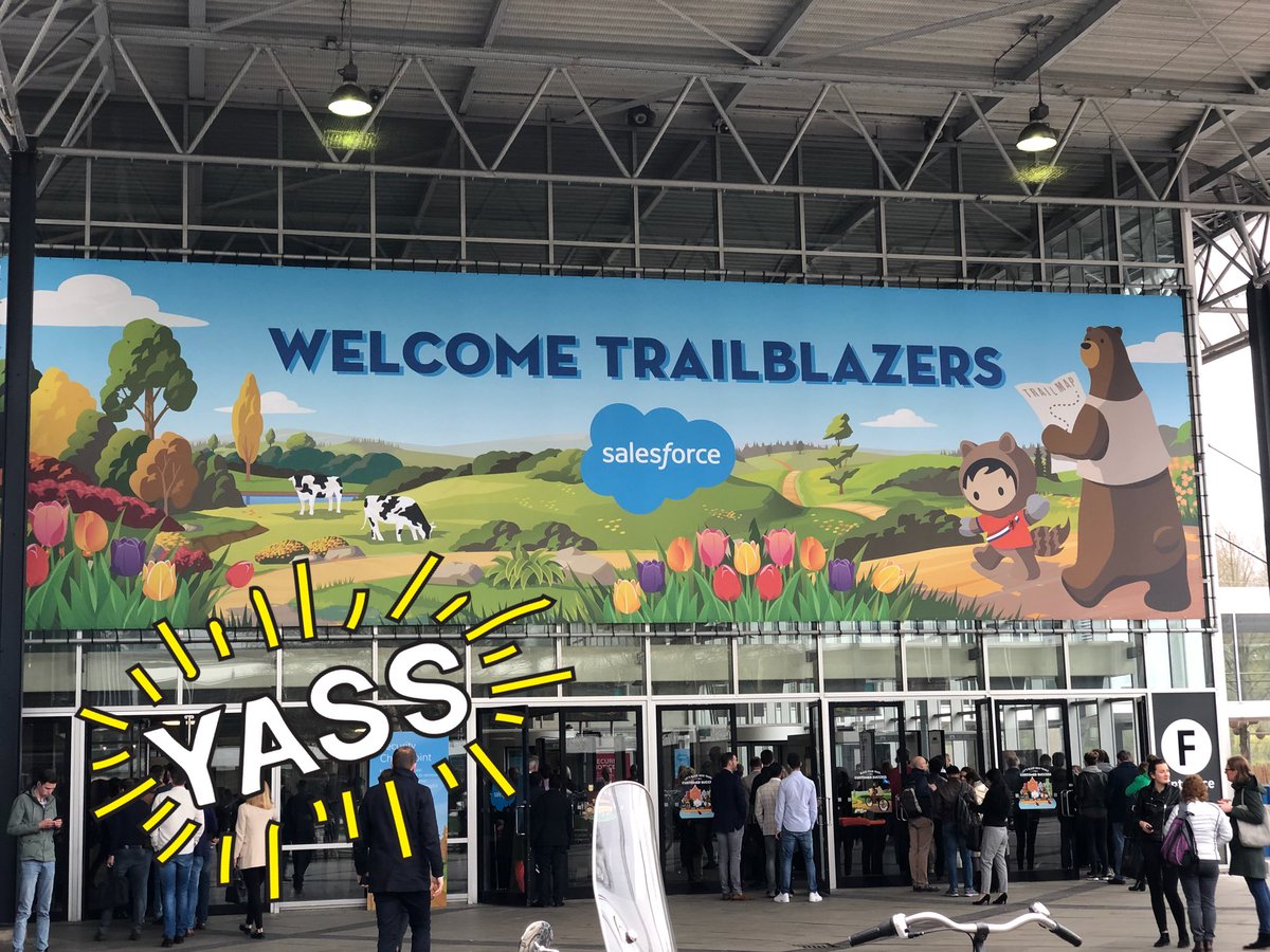 forward_eu's tweet photo. Ready to blaze some trails and get inspired at the Salesforce World Tour in Amsterdam! #SalesforceTour #PlanetOfCommerce https://t.co/F7qI4Td4lQ
