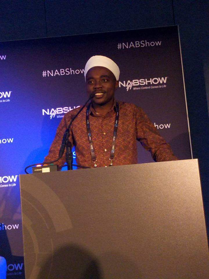 HonKaremba's tweet photo. Giving my maiden presentation at Las Vegas Convention Centre. The topic was Content generation, distribution and management and Media as a tool for Education. #NABShow is a programme that brings together the media institutions from all over the world to discuss it's future. https://t.co/bHsYONBs8Y