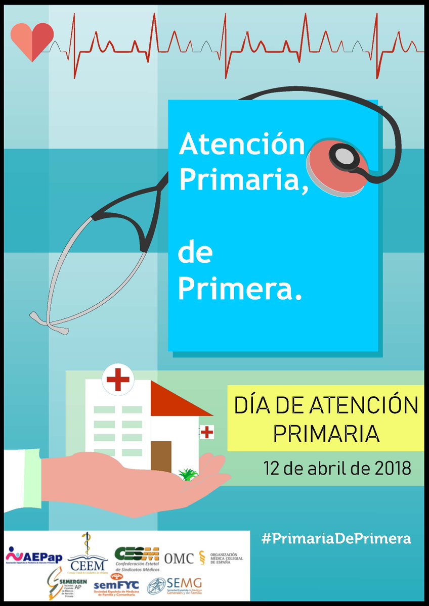 Desde SAMFyC celebramos el día de Atención Primaria. Por una Atención Primaria de calidad, universal y columna vertebral del sistema sanitario. #primariadeprimera #estabilidadJMF #diaAP <a href="/SAMFyC/">SAMFyC</a> <a href="/semFYC/">semFYC</a>