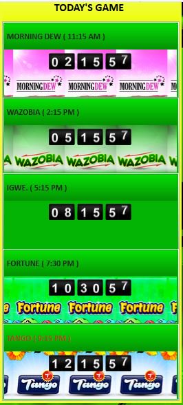 result golden chance lotto