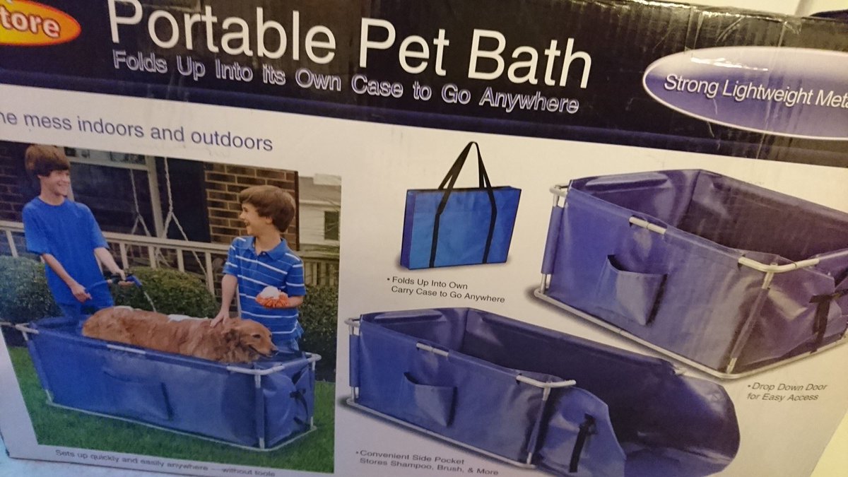 ShamansLegacy's tweet photo. This portable pet bath is just one of the prizes in our online raffle over on FB~ check it out, buy a ticket &amp; help us get those vet bills paid Please
https://t.co/T0kT1tVlfr https://t.co/y3euirdH1M