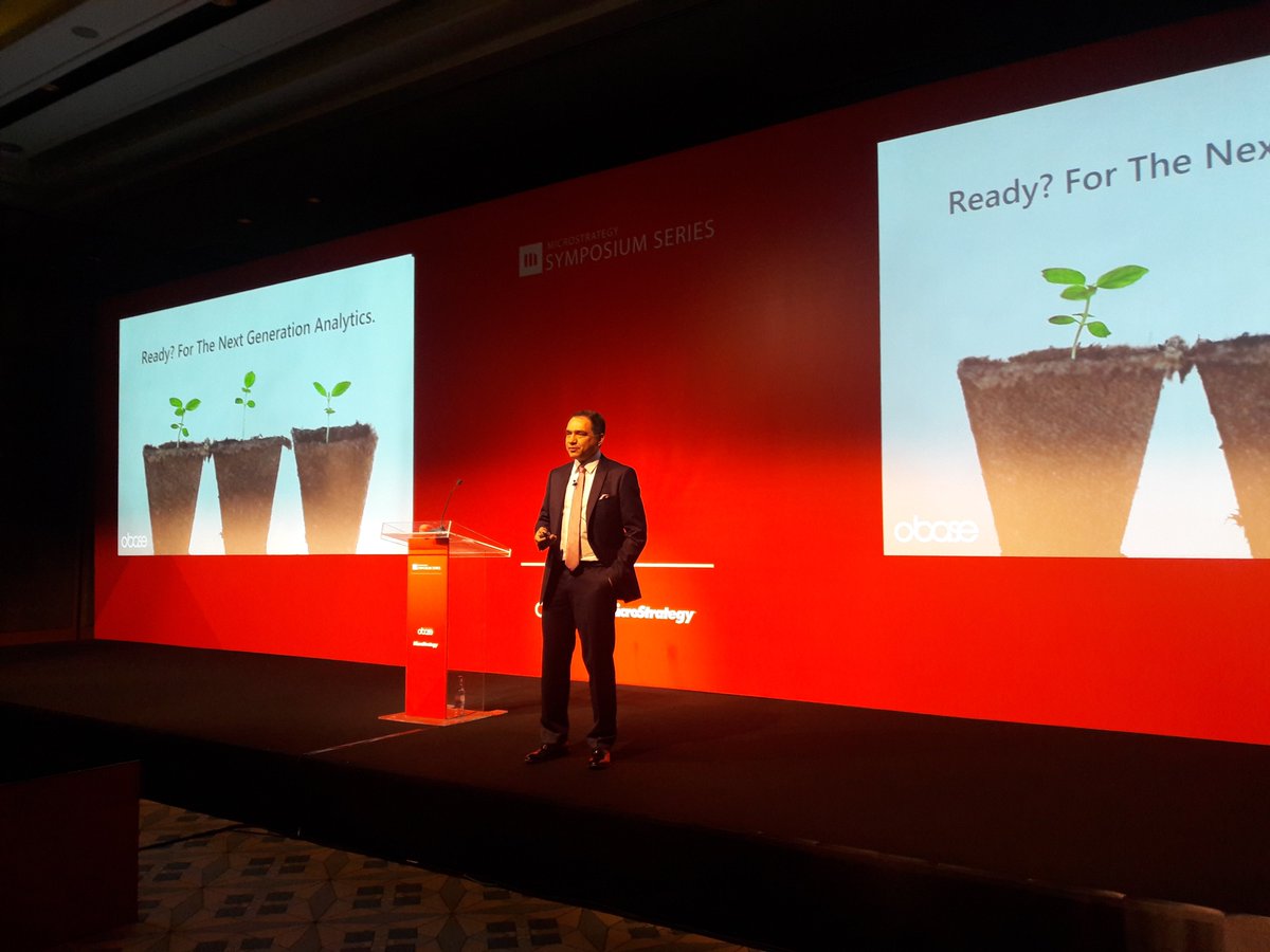 obasesocial's tweet photo. Veri içinde boğuluyoruz, ama ondan ne kadar istifade ediyoruz? Genel Müdür ve Kurucu Ortağımız Bülent Dal sahnede.
We are drowning in data, but do we benefit enough from it? Our CEO & Co-Founder Bülent Dal is on the stage.
#MicroStrategy #MicrStrategyIst18 #MSTRist18 https://t.co/VN6URYKNJX