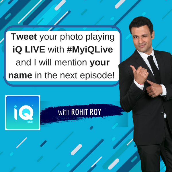 Here's your chance to get a shout-out on #iQLive! Get mentioned by <a href="/rohitroy500/">Rohit Bose Roy</a> by sending in your photos before the game using #MyiQLive