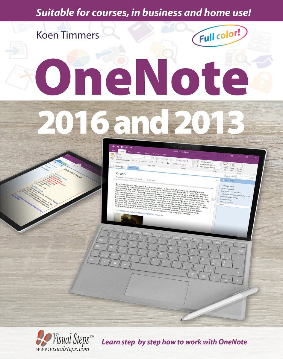 VisualSteps's tweet image. How do you collect information, creative ideas, minutes from a meeting, short notes and other documents in a clear and organized way? The handy and user-friendly Office program called OneNote is the answer!
visualsteps.com/onenote2016