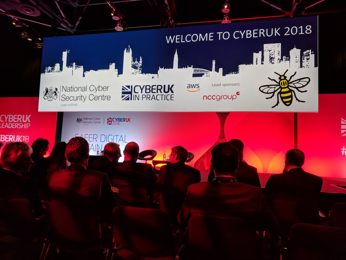 EIgnatuscht's tweet photo. #CYBERUK18 leadership day is about to start https://t.co/MMkxOlaDUn