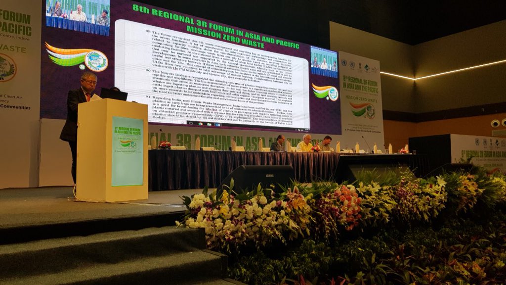 india3rforum's tweet photo. Valedictory session at 3R Forum concluded with feedback taken from different country representatives.
@MoHUA_India @Kankyo_Jpn @SwachhBharatGov #India3RForum #MissionZeroWaste https://t.co/jm599C8lqG