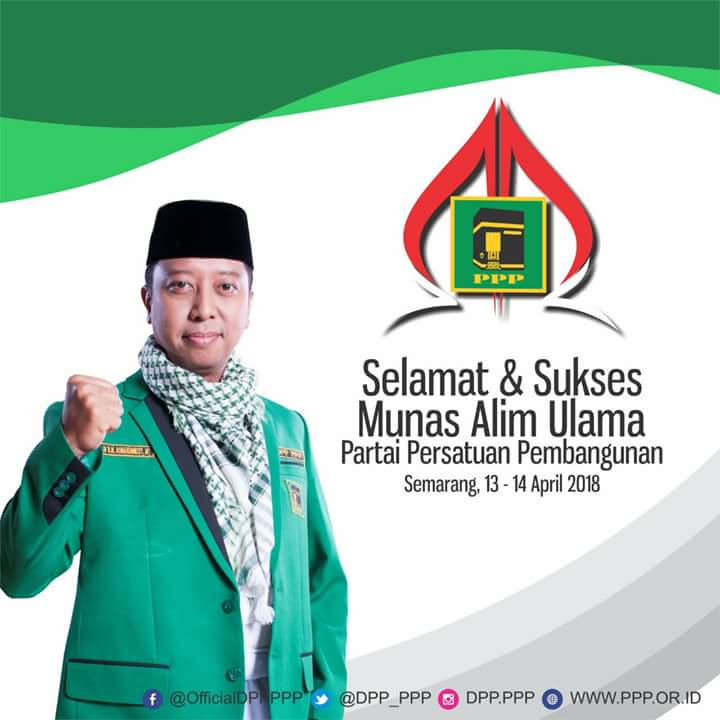 Selamat dan sukses munas alim ulama PPP
<a href="/DPP_PPP/">DPP PPP</a> 
@MRomahurmuziy 
<a href="/choirulanamppp/">choirul</a> 
<a href="/toniafto2/">toni</a> 
<a href="/DPP_PPP/">DPP PPP</a> 
<a href="/BojonegoroDpc/">Dpc. PPP Bojonegoro</a> 
<a href="/PetigaNews/">Petiga News</a> 
<a href="/laskarPPP/">Laskar Ka'bah</a> 
<a href="/ImamMualim14/">Imam Mualim</a>