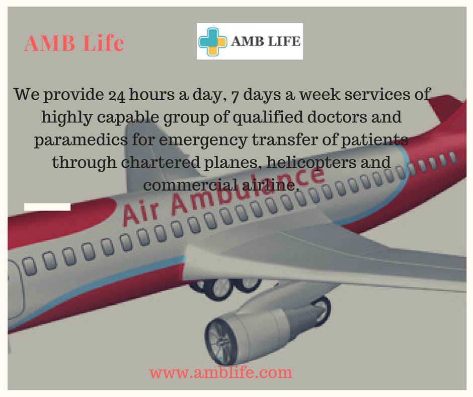 amblife's tweet photo. Our air medical ambulance services caters to those individuals who requirement medical assistant while traveling, whether it is as a stretcher case on life support system.
#AMBLife #AirAmbulance #AirAmbulanceServices #GroundAmbulance #WorldwideAmbulanceDirectory https://t.co/aEpuPpHGDr