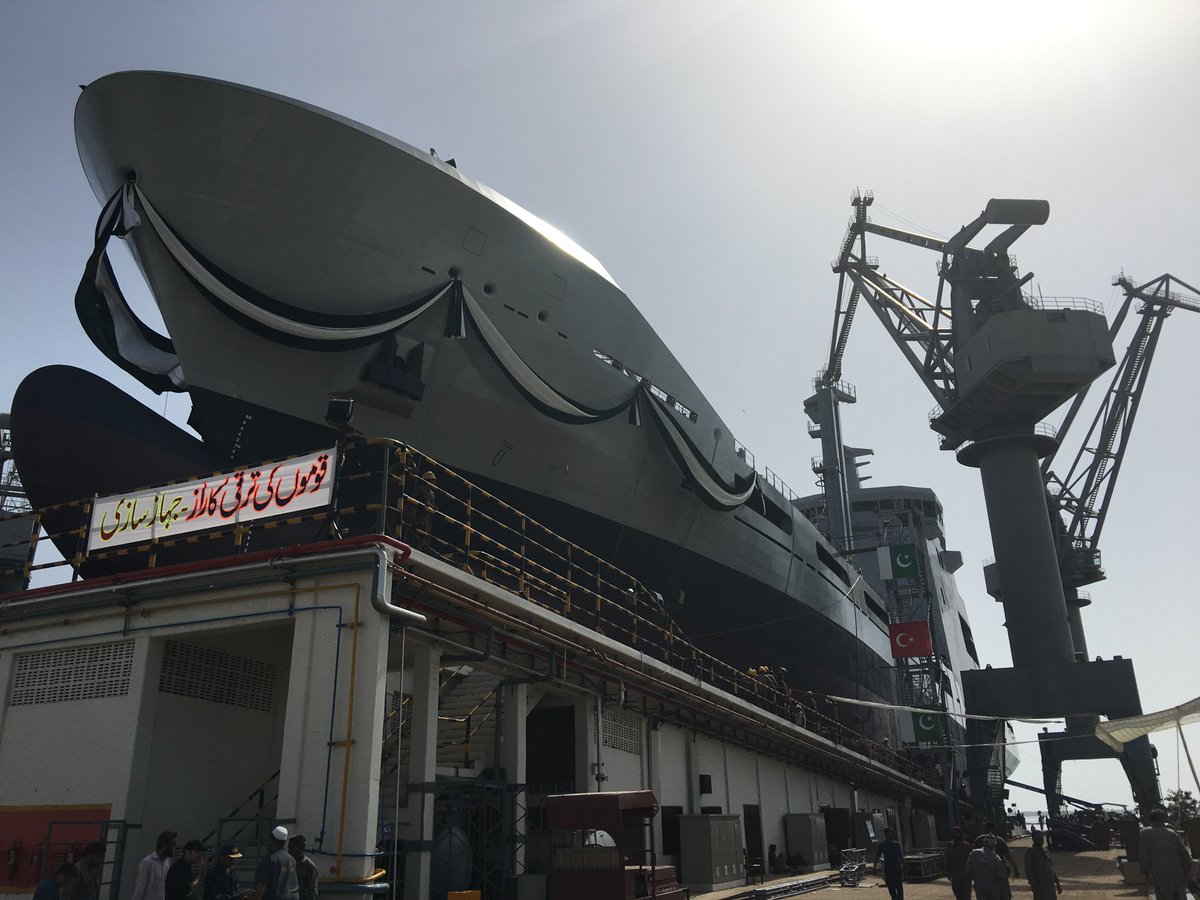 Savunmanın "en büyük ihracatı" denize açıldı:
• <a href="/STMDefence/">STM</a> tarafından Pakistan için dizayn edilen ve geliştirilen Denizde İkmal Gemisi ilk seferine çıktı
• Türkiye'nin tek seferde en büyük askeri gemi ihracat projesinde beklentilerin üzerine çıkıldı  
aa.com.tr/tr/ekonomi/sav…