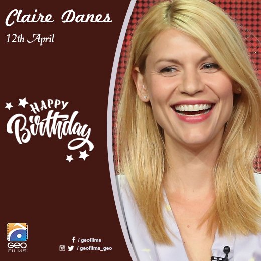 Hope your special day, brings you all that your heart desires!
Happy Birthday Claire Danes!   