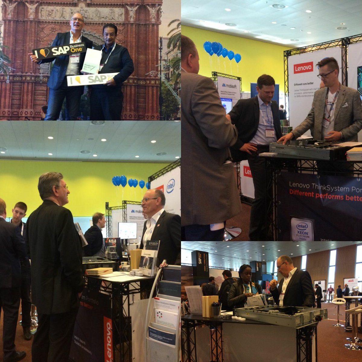 We hope you have as much fun as we do at  <a href="/SAPBusinessOne/">SAP Business One</a> Summit in Barcelona! <a href="/LenovoDC/">Lenovo Data Center</a> team says hello from booth #55 :)