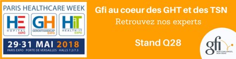 GPortmann's tweet photo. Réservez dans votre agenda! Nos experts #santé @gfiinformatique seront présents au salon @parishealthcare #esanté #innovation Et vous? https://t.co/ZDG2qi6zvP
