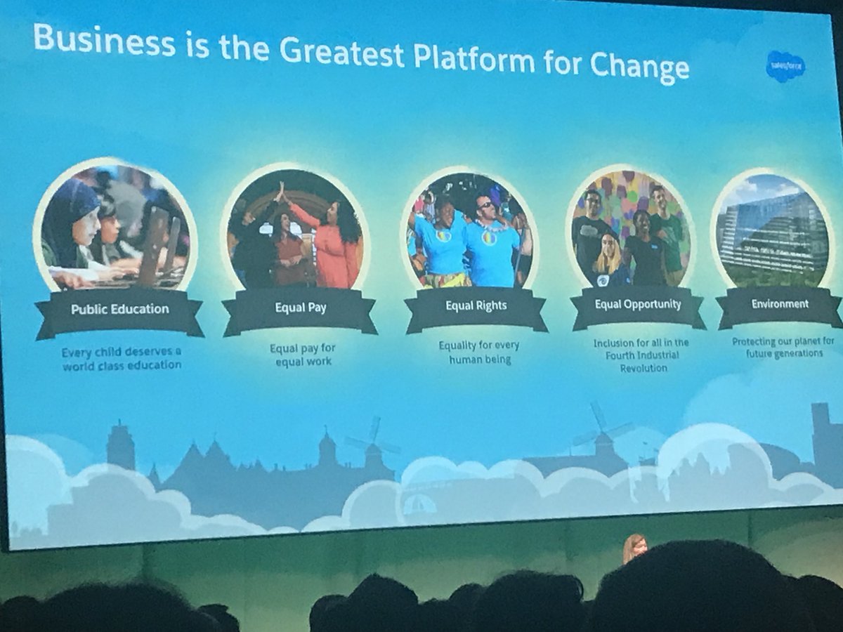 Business can be the greatest platform for change. Equality #SalesforceTour