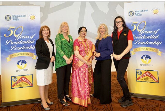 TraceySpicer's tweet image. Some rock star women here at the @MCEC for the @InnerWheelGBI convention. A privilege to speak today.