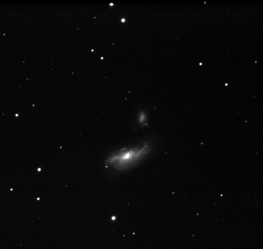 dgs99's tweet photo. The Cocoon galaxy in Cvn. An interacting pair #NGC4485/4490 recently collided at 50 million light years distant. https://t.co/MGNynCAwst