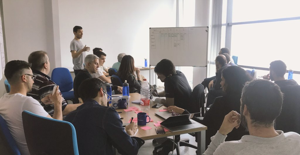 _twy_'s tweet photo. Hemos pasado dos fantásticos días con @FinancialForce con una inmersión intensa a #kanban. Muchas conversaciones, mucho aprendizaje y muchos momentos "ajá". ¡Un gusto sentirnos dos días como parte de su equipo! https://t.co/dk6f58lNJh