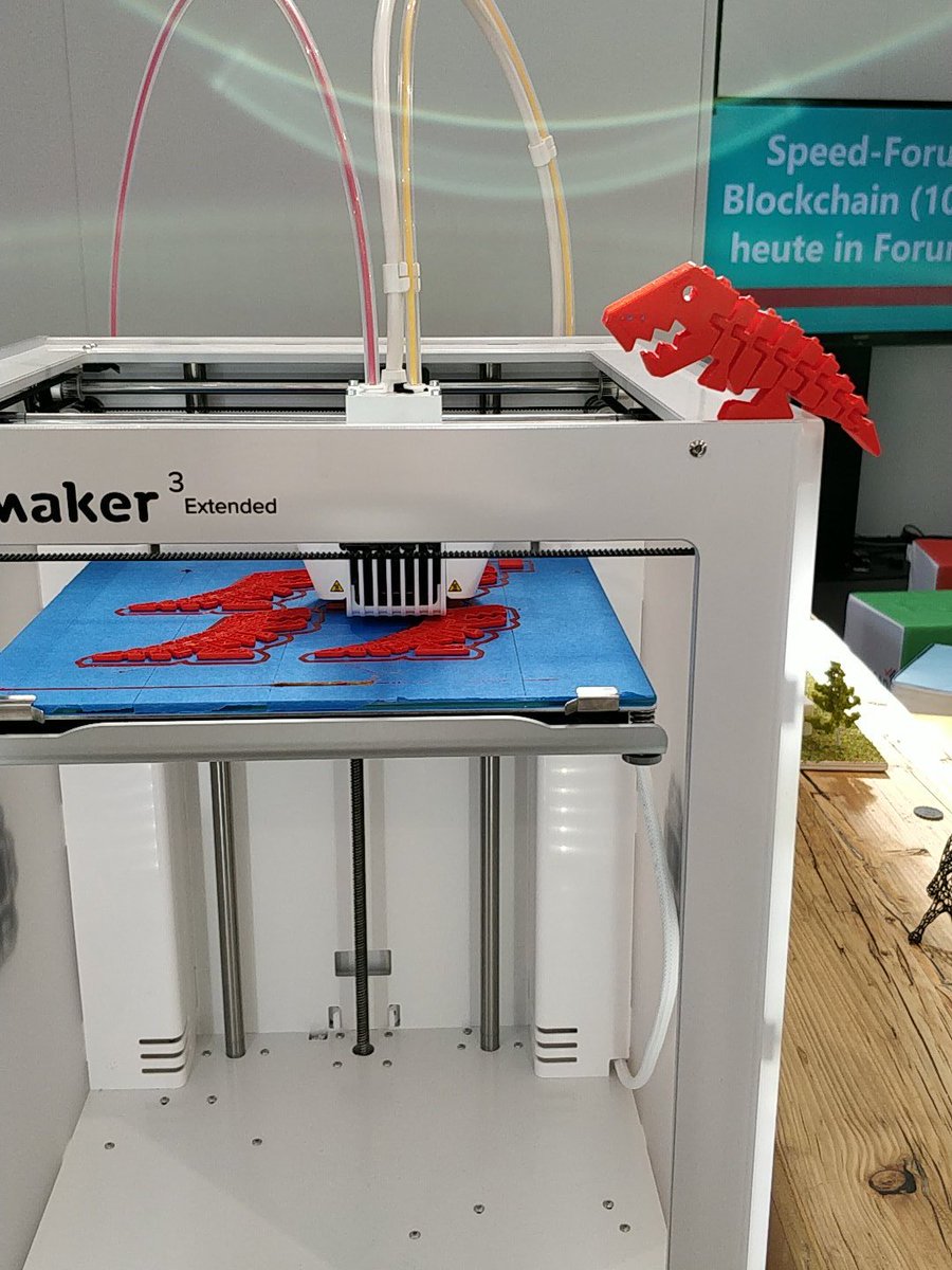 #com18 3D-Drucker in Aktion.