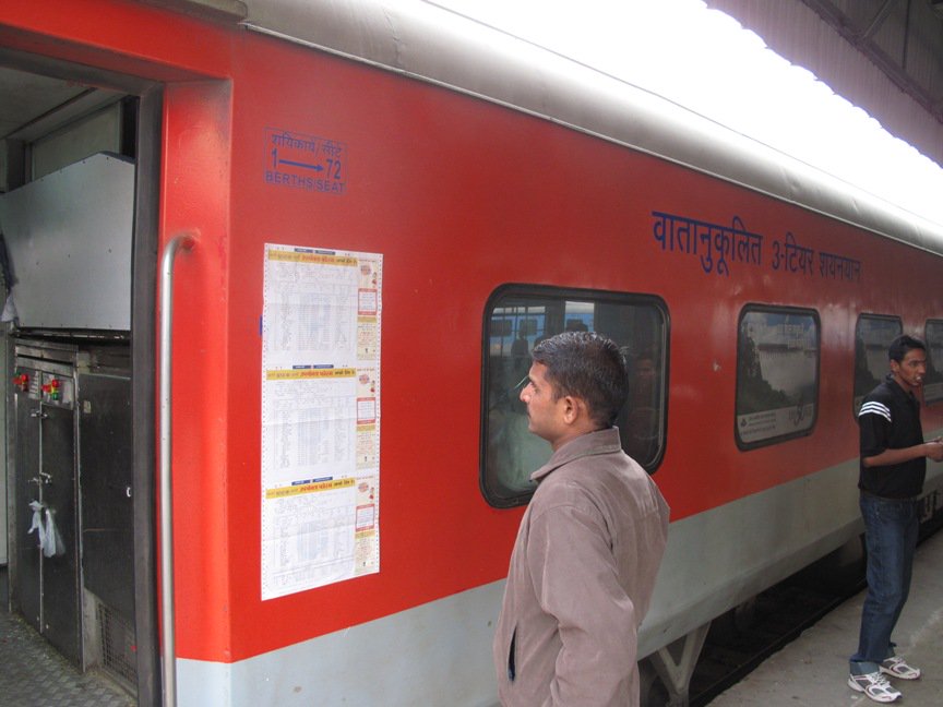 Indian Train Fare Chart