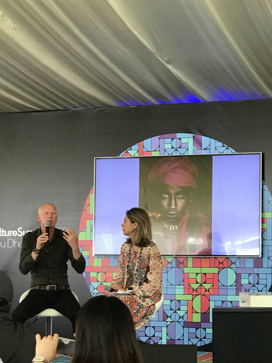 GrecoAnthea's tweet photo. The only way to communicate is to become extremely vulnerable -  emotionallly and phisically, by making mistakes. Jimmy Nelson at Culture Summit Abu Dhabi 2018 @CultureSummitAD #culturesummit2018 #etihad https://t.co/OHBmQI6bCn