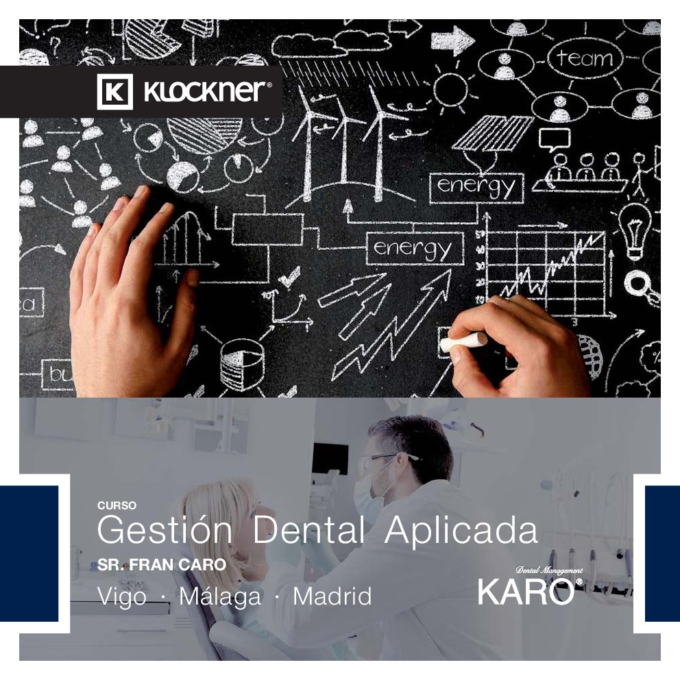 GarciaClinica's tweet image. El próximo viernes 20 de abril, el equipo de Clínica Dra. Elena García tendrá el placer de asistir al Curso de Gestión Dental Aplicada, que tendrá lugar en Málaga. clinicaelenagarcia.com 
#formacion #klockner #gestion #gestiondental #dentistas #evolucion #cursos #programas