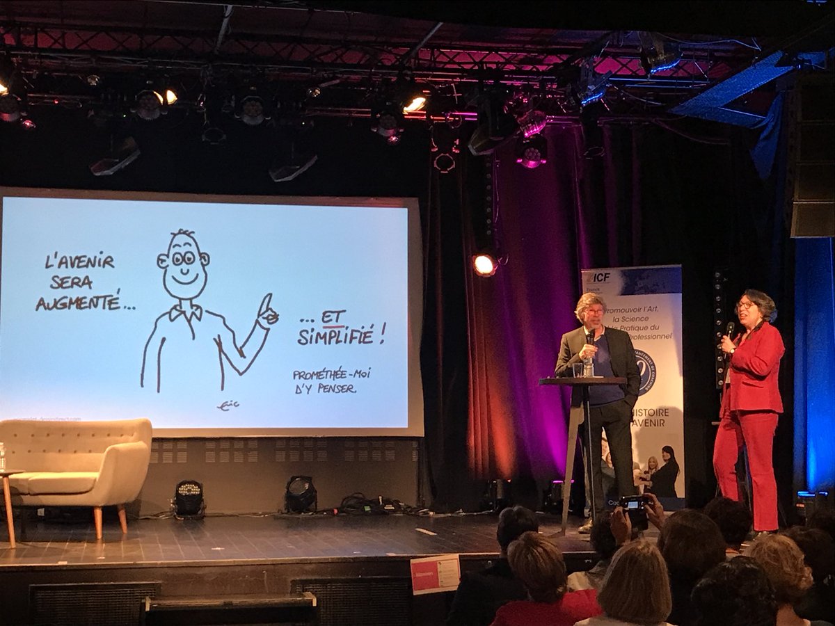 comiskcoach's tweet photo. L’IA au service des professionnels  de la relation par Jean Michel Besnier #ForumPrintempsICF2018 https://t.co/omOgGVpqUu