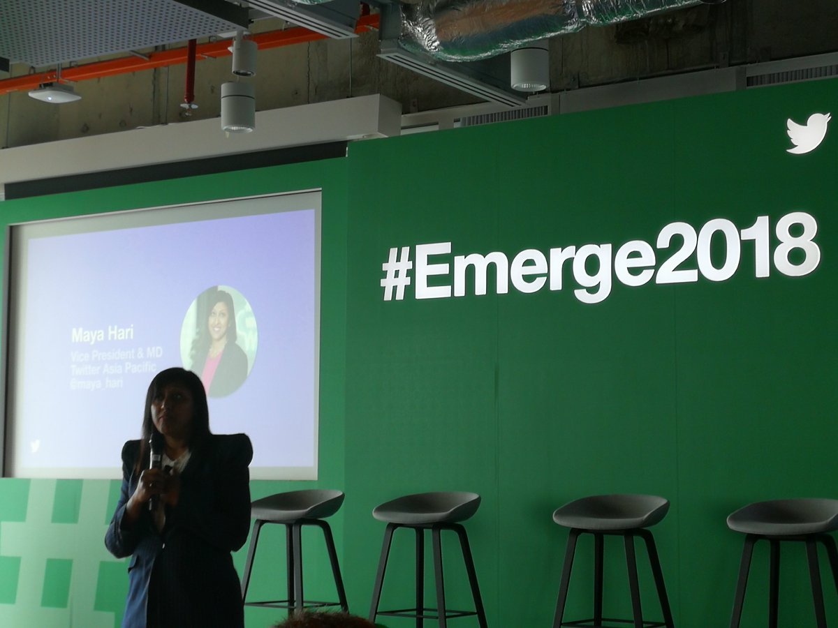 joonlau's tweet photo. When at Twitter, what else but tweet! An insightful afternoon on B2B marketing at #Emerge2018. Twitter branding itself as the B2B conversation platform. https://t.co/xZVywNN5Cl