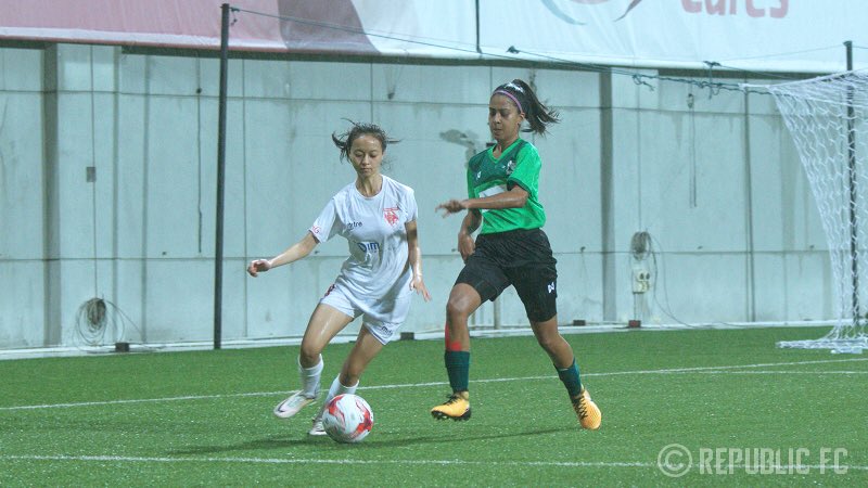 _republicfc's tweet photo. Selected photos from the 2-1 win against Simei United FC last Saturday at Jalan Besar Stadium. Nathasha Lopez and Nurjannah were the goals’ contributors! 

Photo: Khairuzzaman Yazzid 

#republicfc https://t.co/Xq6UdBLe6D