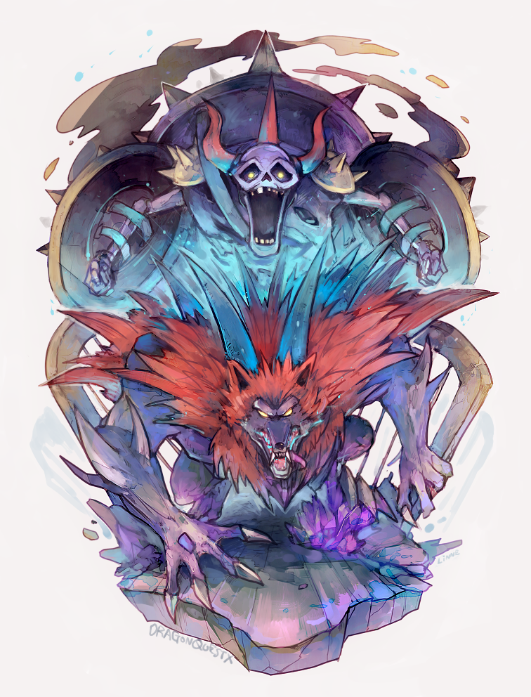 Linne ꙭ 黒闇を纏う者 冥骸魔レギルラッゾ 獣魔ローガスト