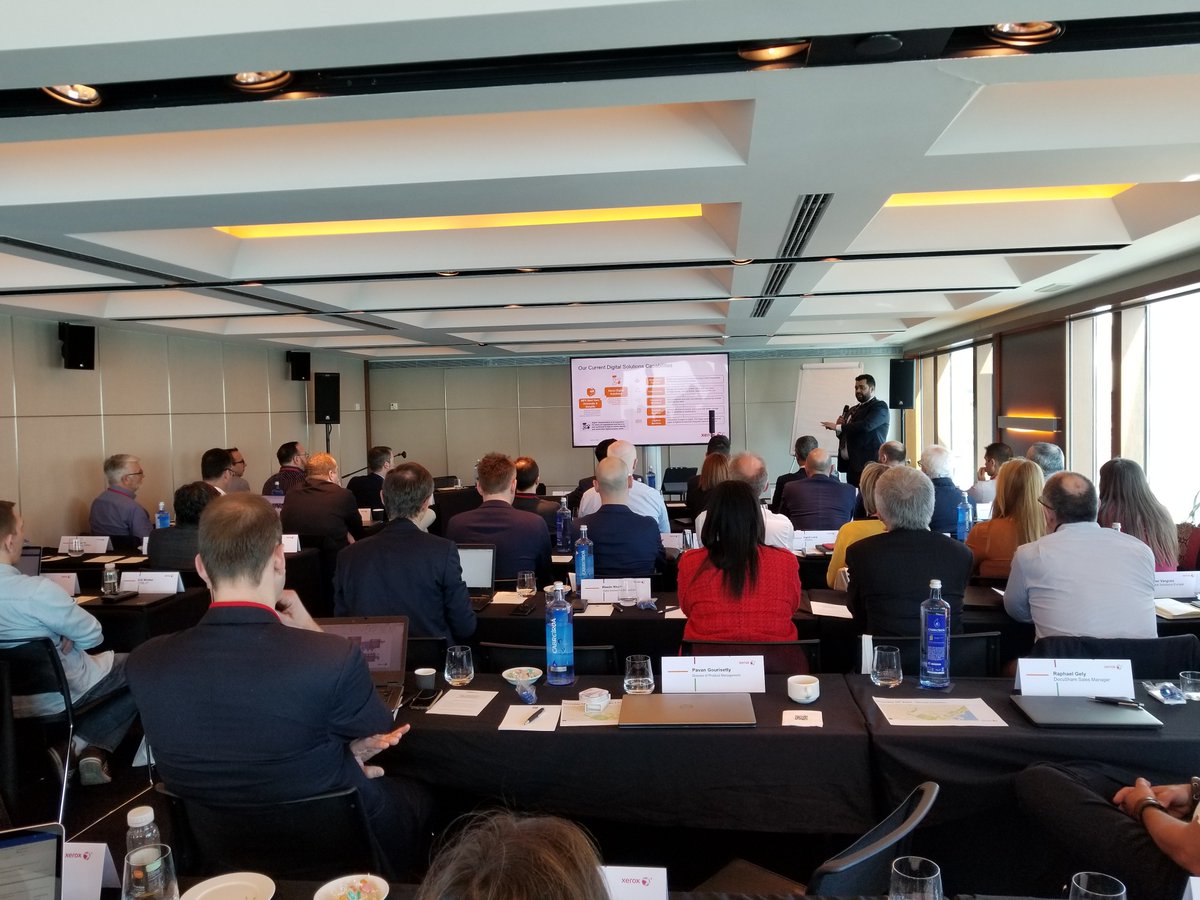XeroxDocuShare's tweet image. Kicking off our 8th Annual Europe DocuShare Partner Forum with a room full of innovators, doers, and dreamers! #DocuSharePartnerForum #ECM